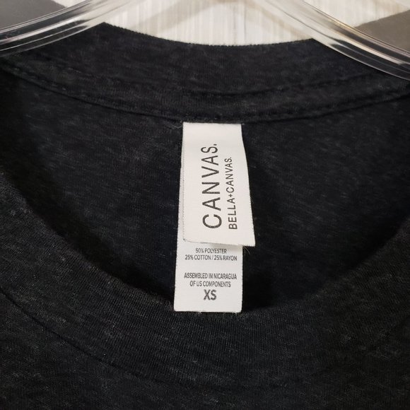 Canvas Holy Smokes funny graphic t-shirt with neon Jesus smoking - Picture 2 of 5